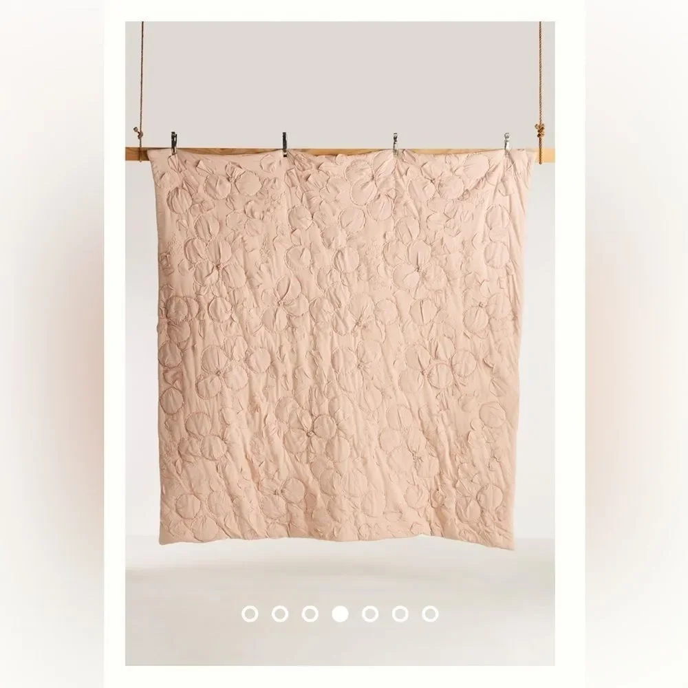 Alyssa Jersey Quilt Size King By Anthropologie Color: Blush